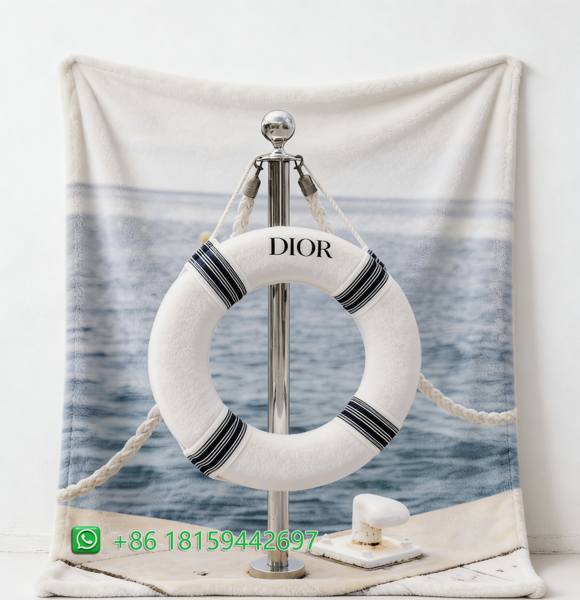 Dior Throw Blankets